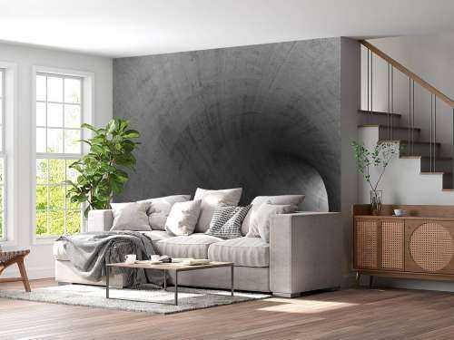 Tunnel made of concrete