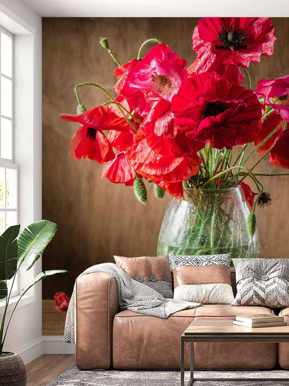 Poppies in a vase