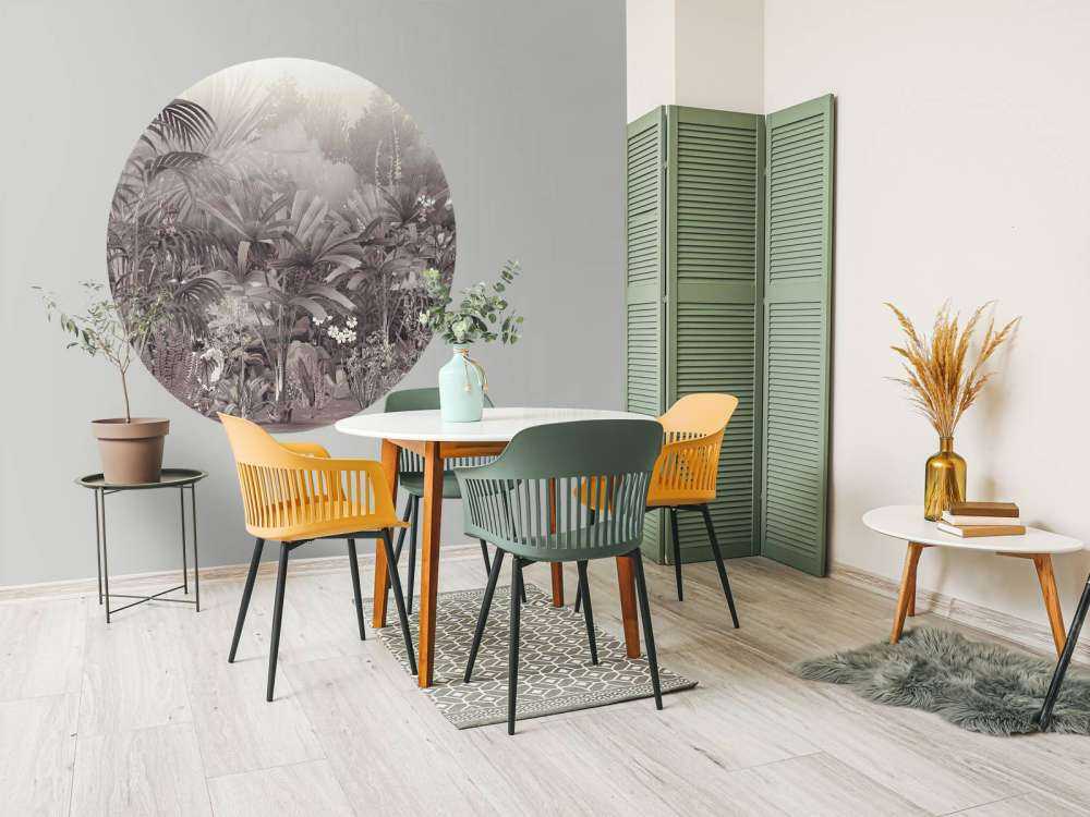 Morning in the Tropical Garden Purple