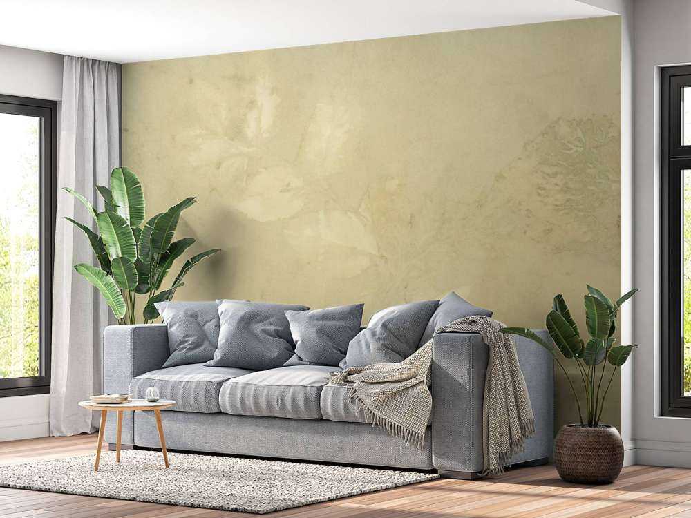 Plantain and wild geranium - dreamy green