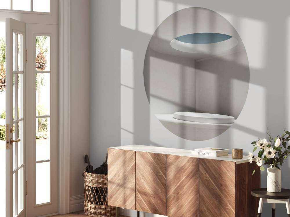 Minimalistisch ruimte met lichtinval