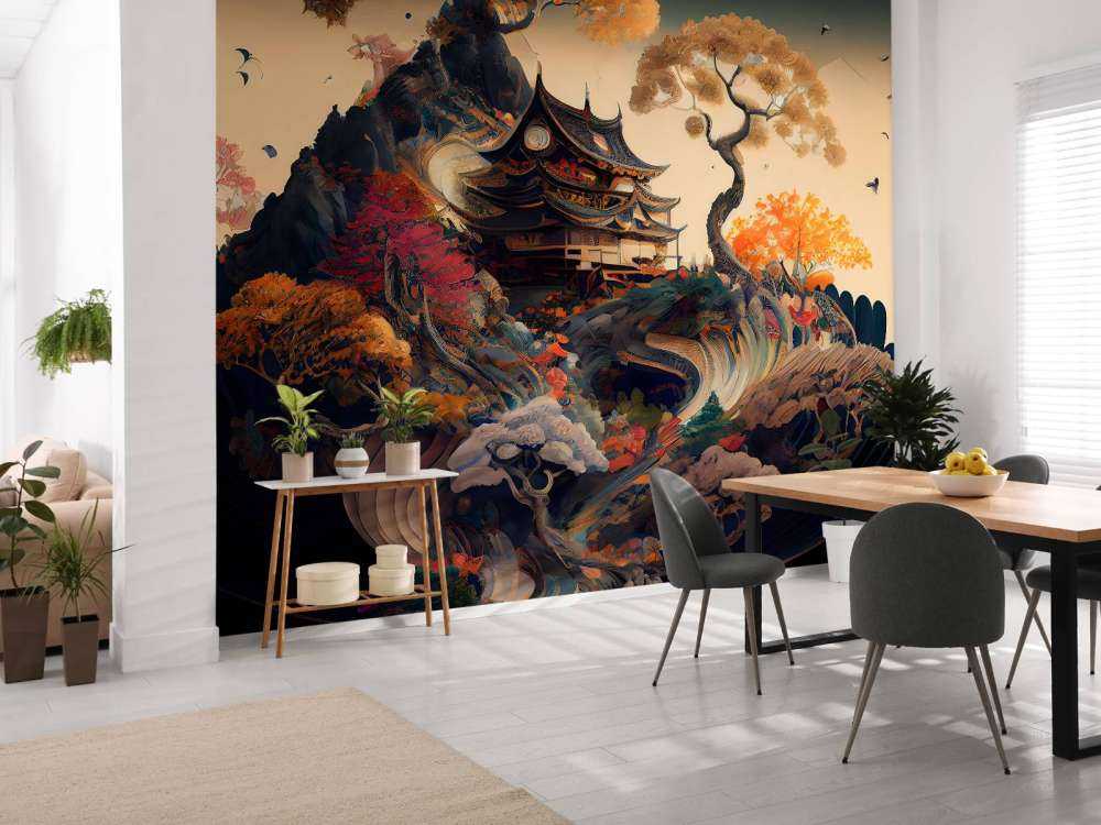 Landschap in Oosterse stijl