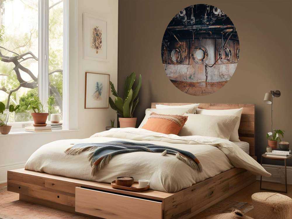 Old industrial furnace