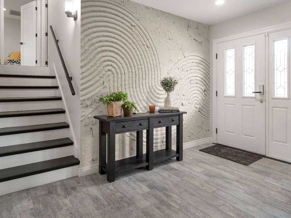 Texture art in linen