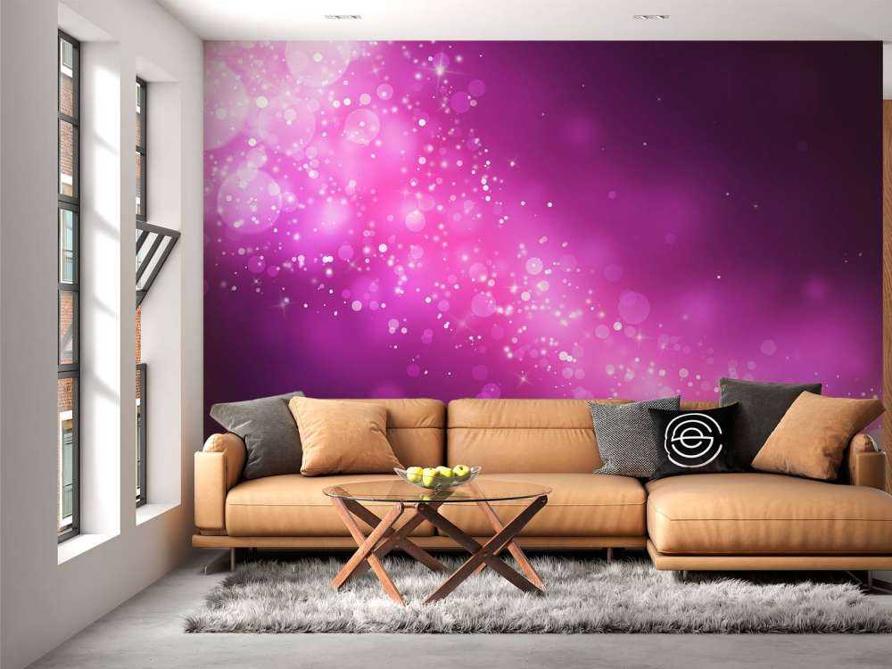 Pink glitter glitters