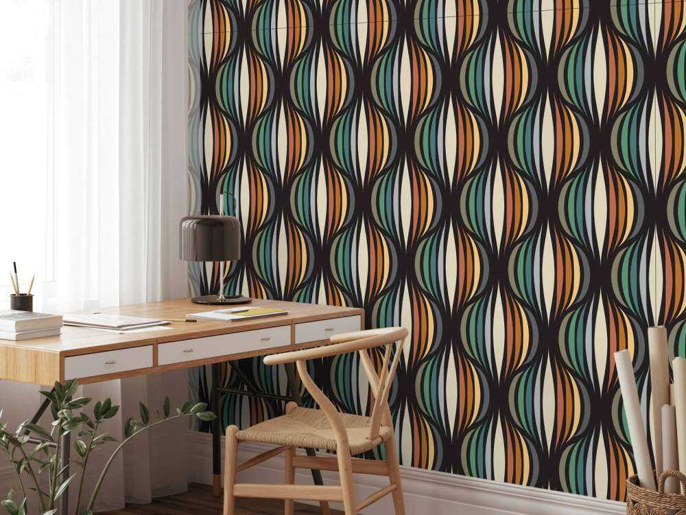 Pattern in retro style