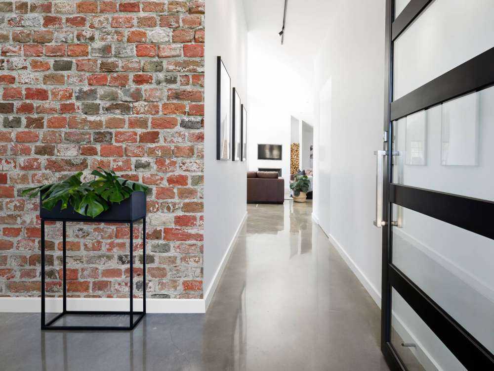 Brick wall restored