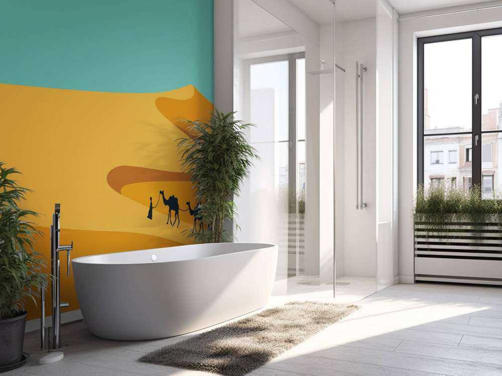 People in the desert