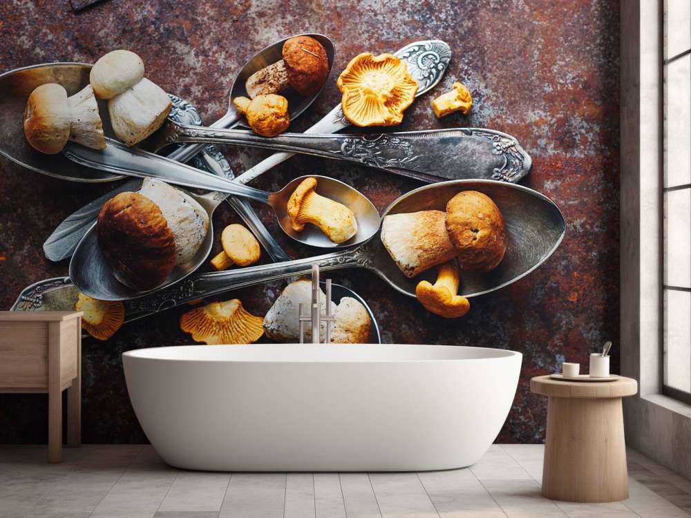 Spoons Wild mushrooms