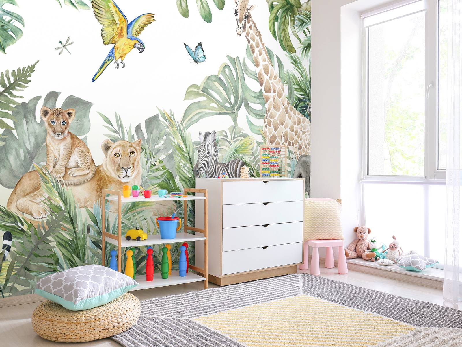 Wild jungle animals