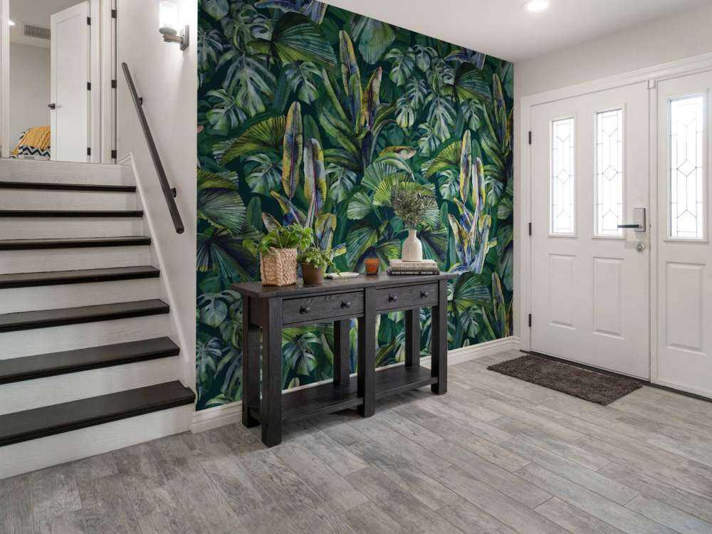 Hand drawn leaves
