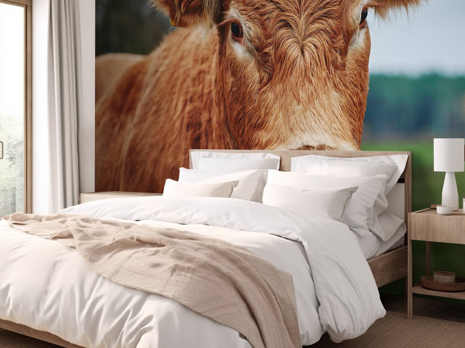 Portrait of a cow