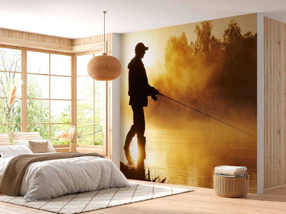 Fisherman at sunrise