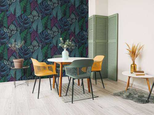 Tropical leaf pattern