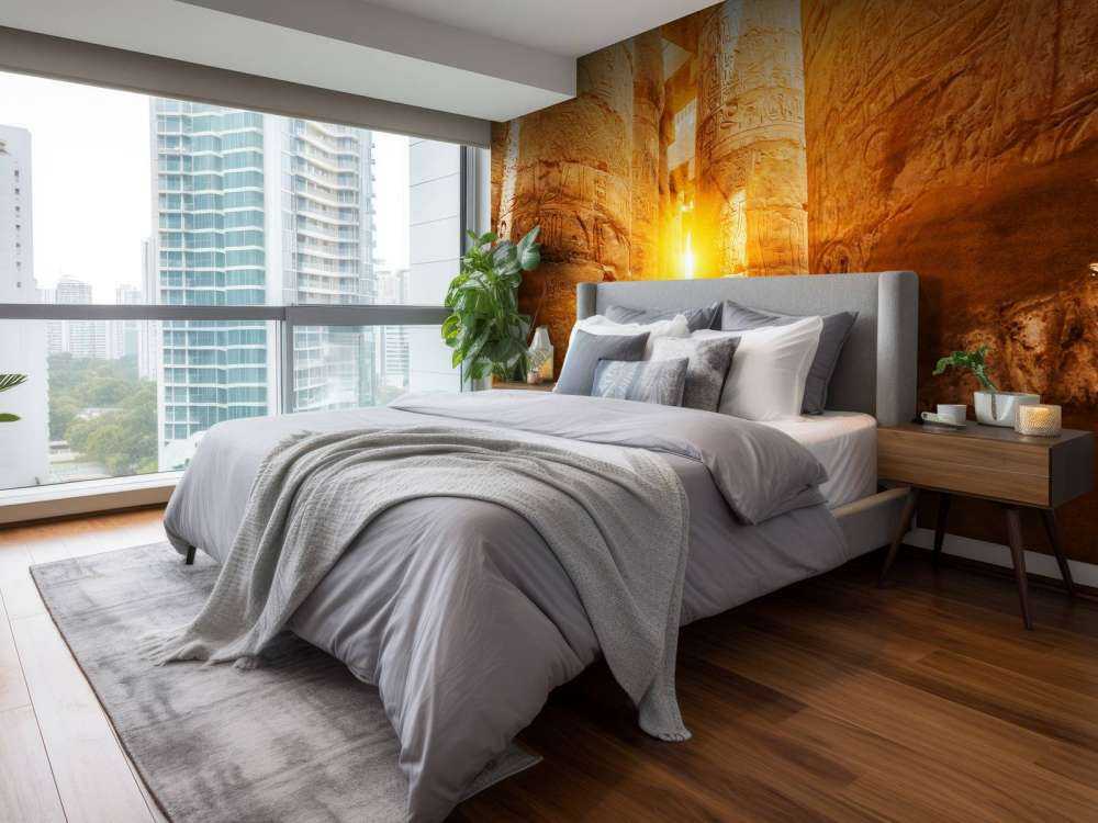 Sun through the ruins