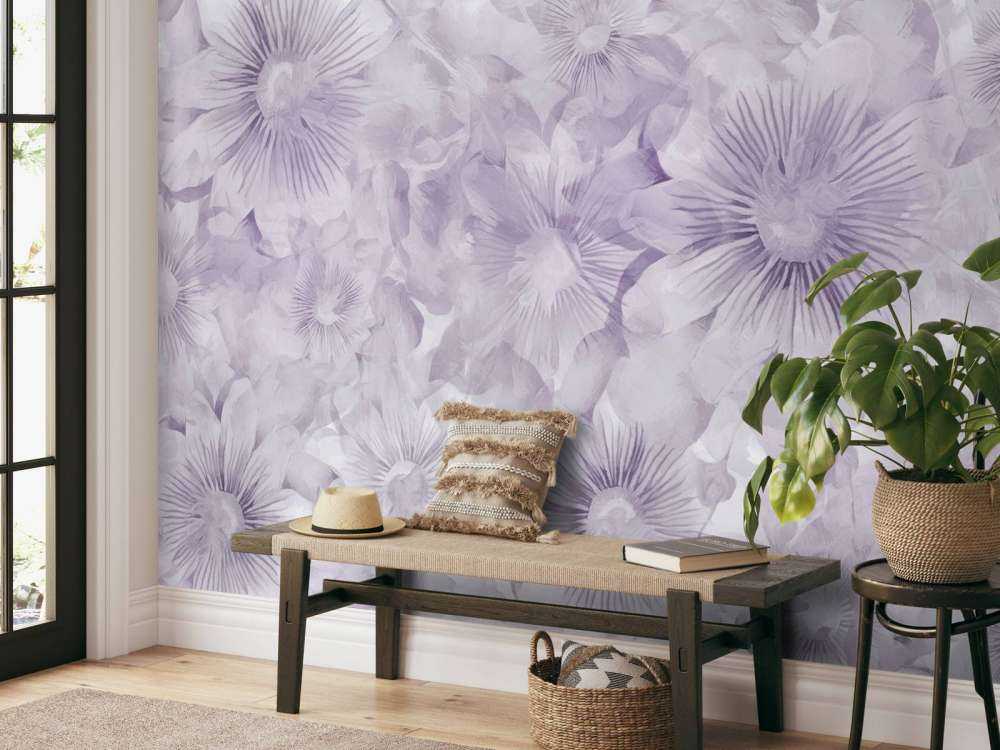 Botanical Watercolor Elegance Lavender