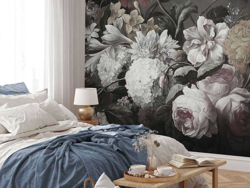 Bouquet with Poppies and Crocus