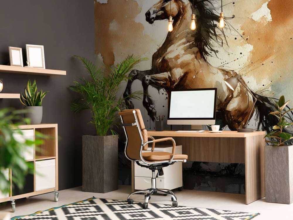 Fiery Horse Elegance