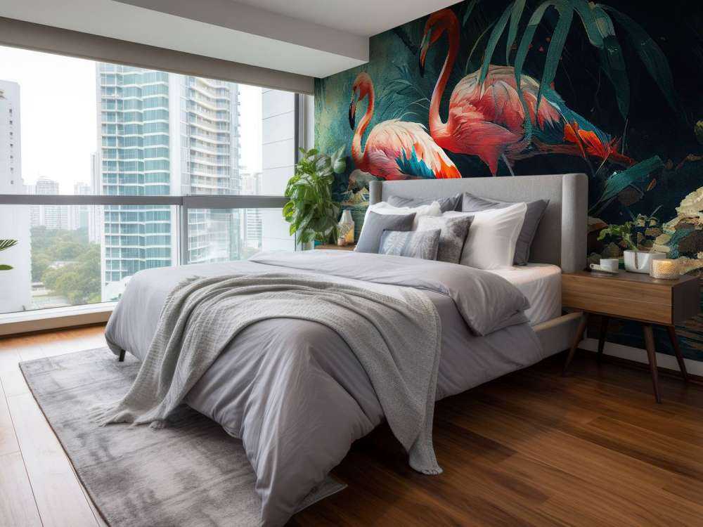 Flamingo Oasis Awakening