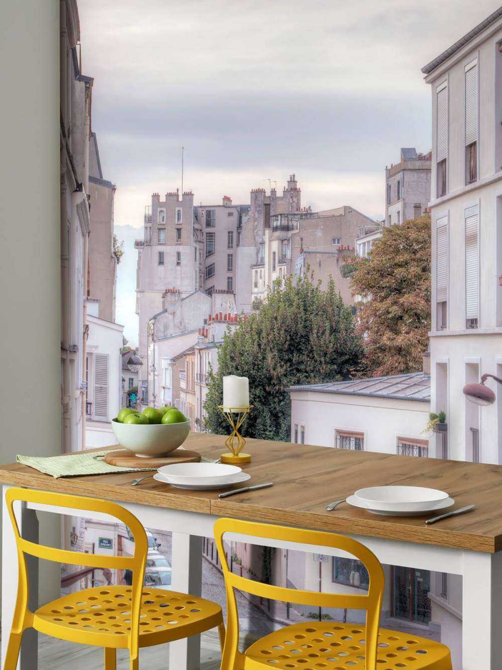 View of streets in Paris, France