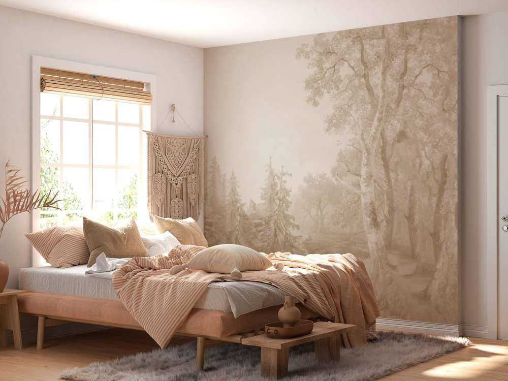 Forest Landscape Beige #2