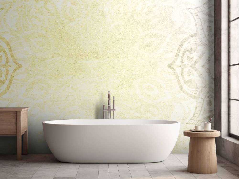 Yellow and grey mandalas