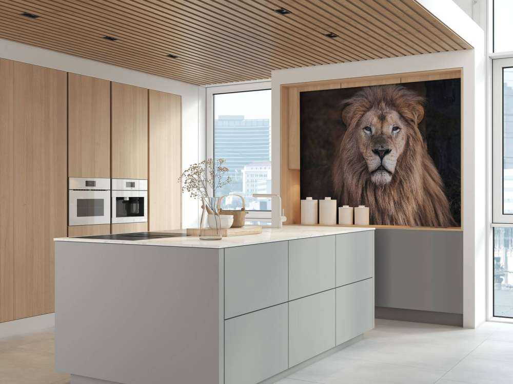 Portrait of a lion