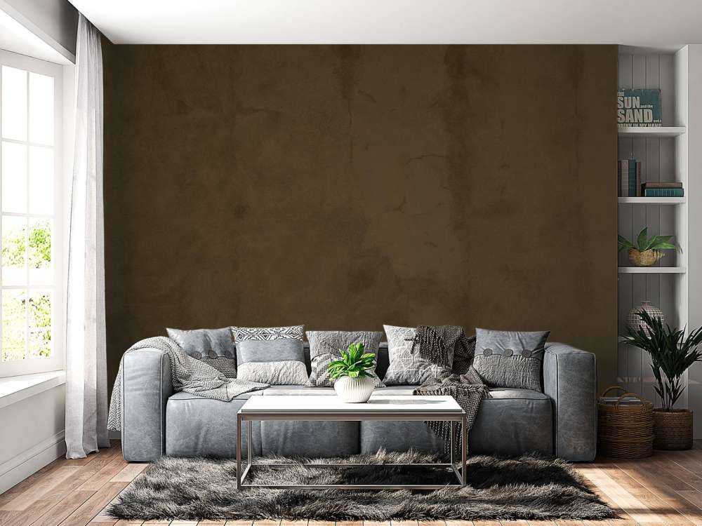 Olive brown concrete