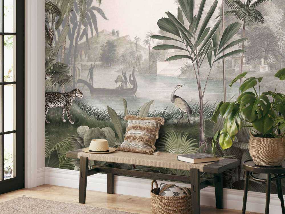 Leopard Landscape - Green