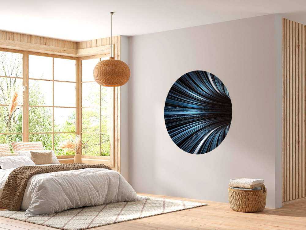 Futuristic 3D tunnel
