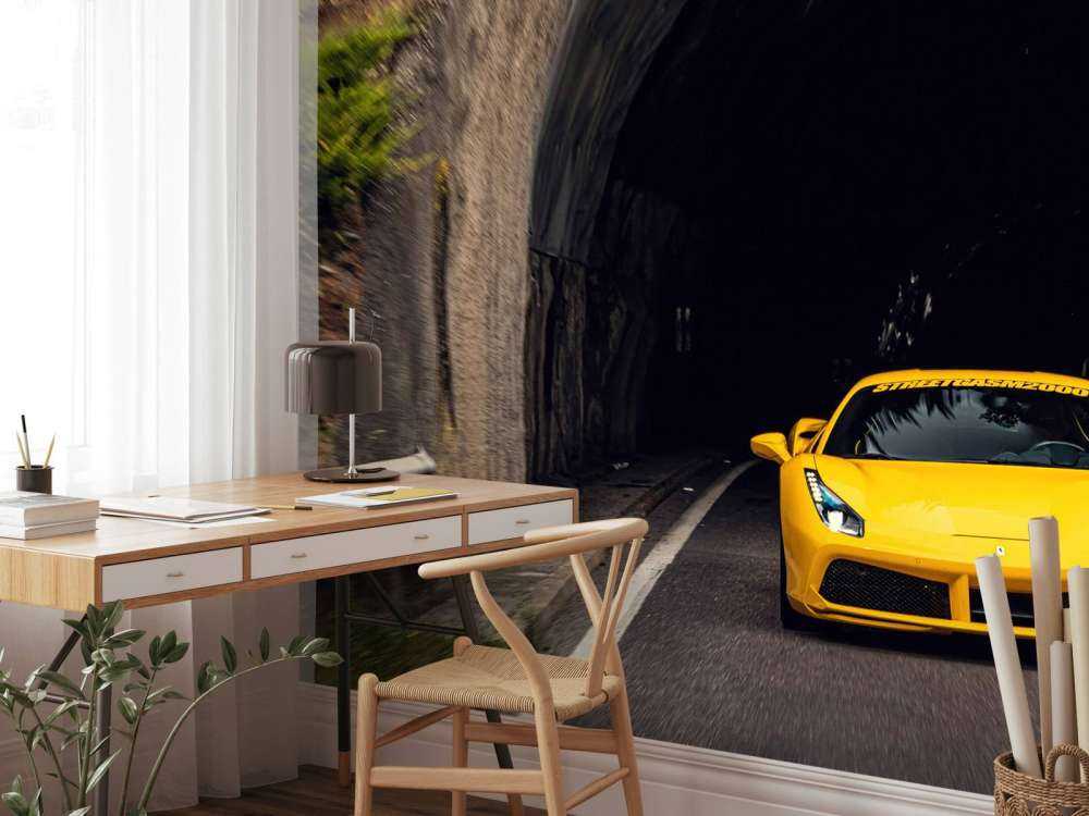 Ferrari 488 GTB on mountain road