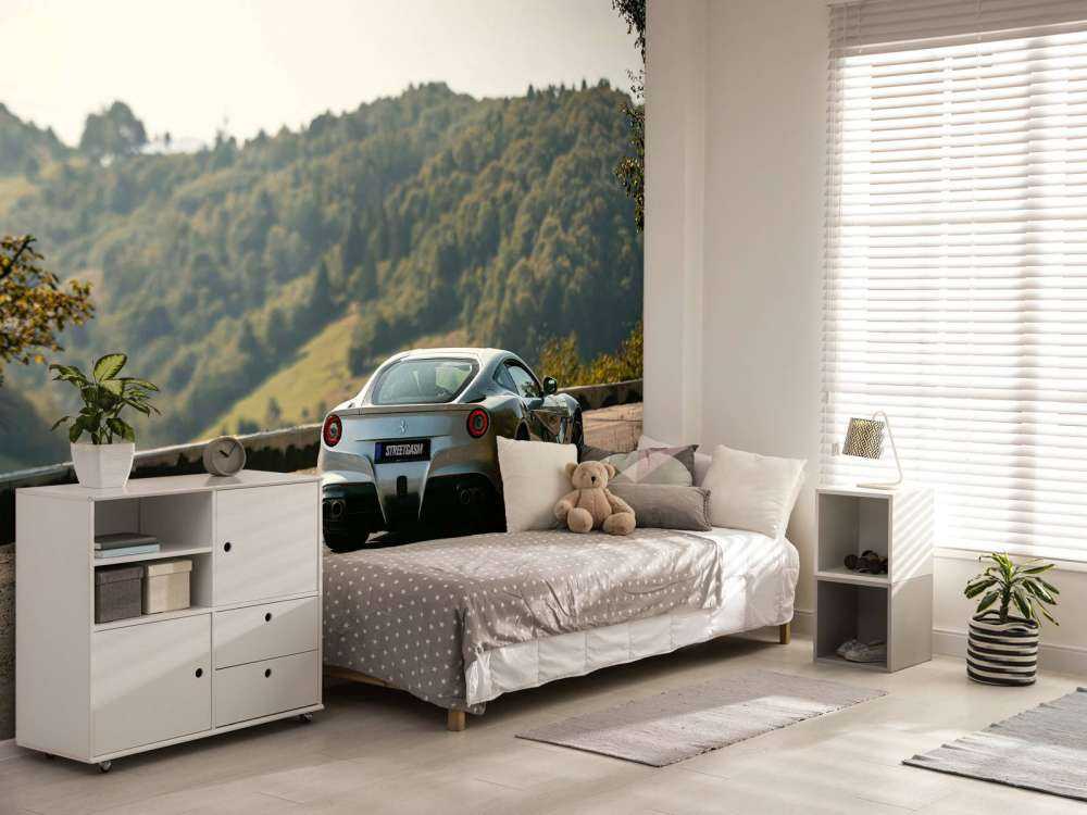 Ferrari F12 through the mountains