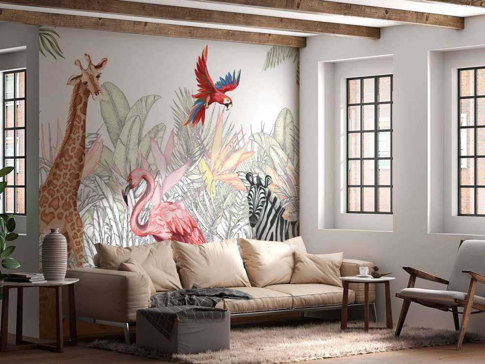 Hand drawn animals
