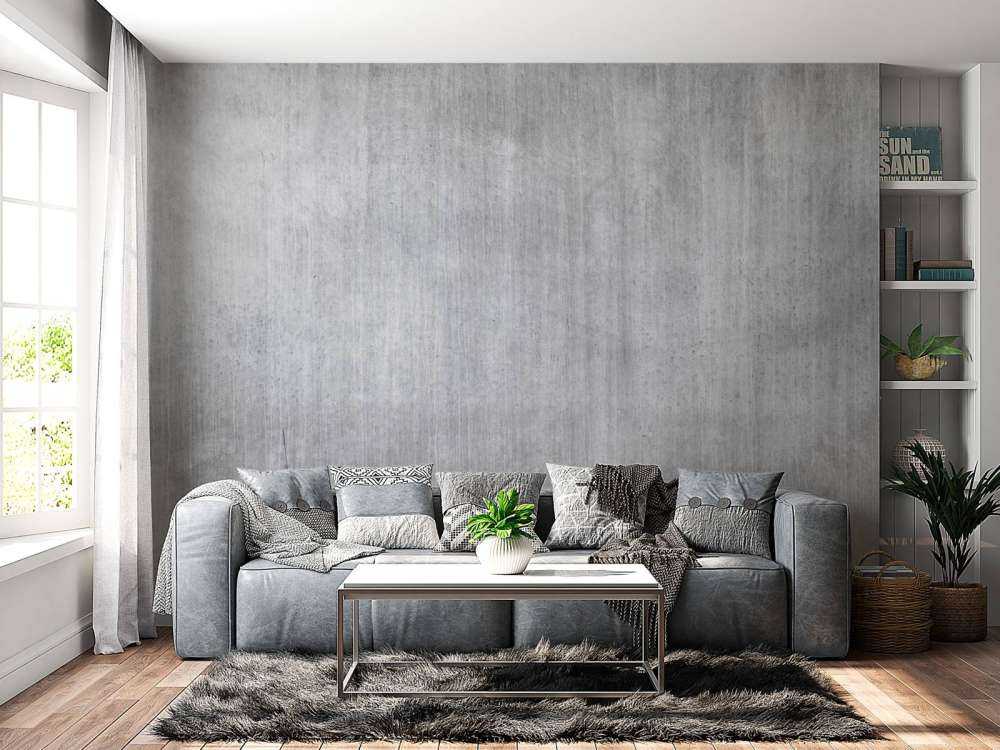 Concrete with stripes