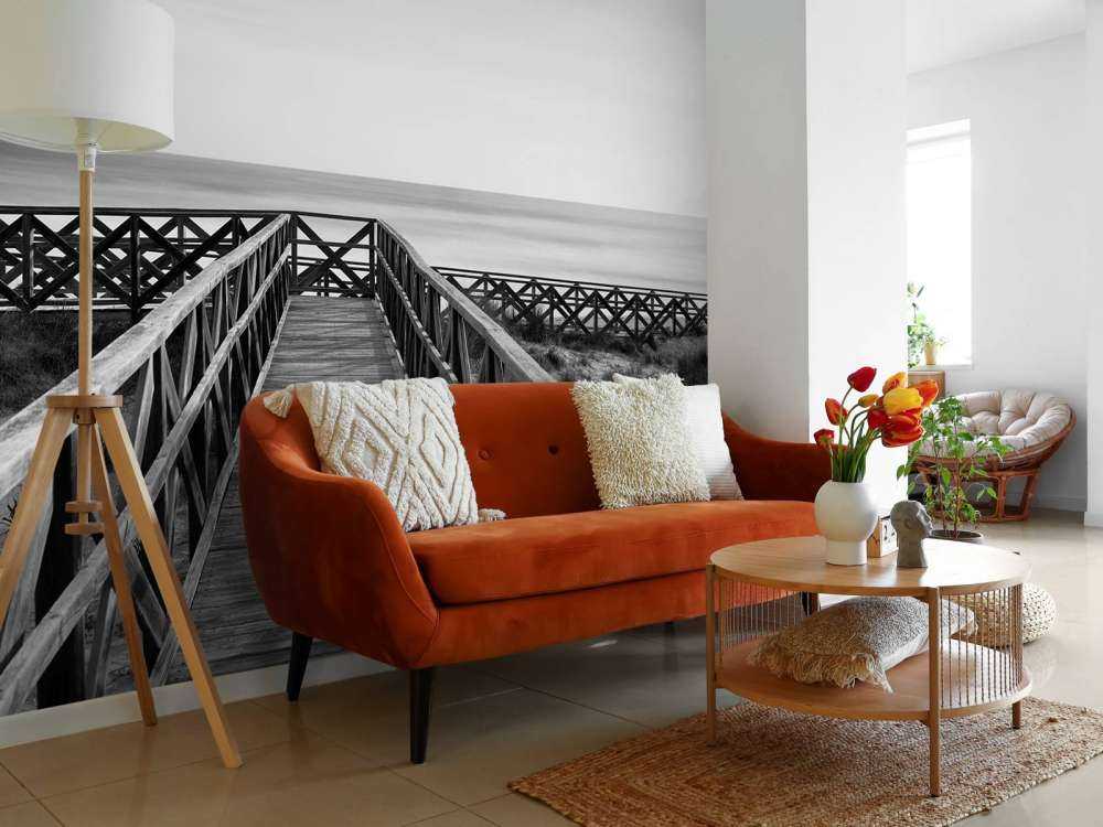 Footbridge to the beach