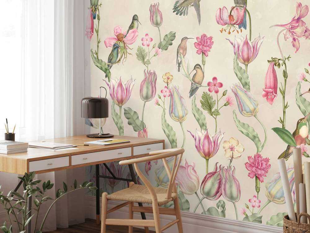 Hummingbird Tulip Symphony