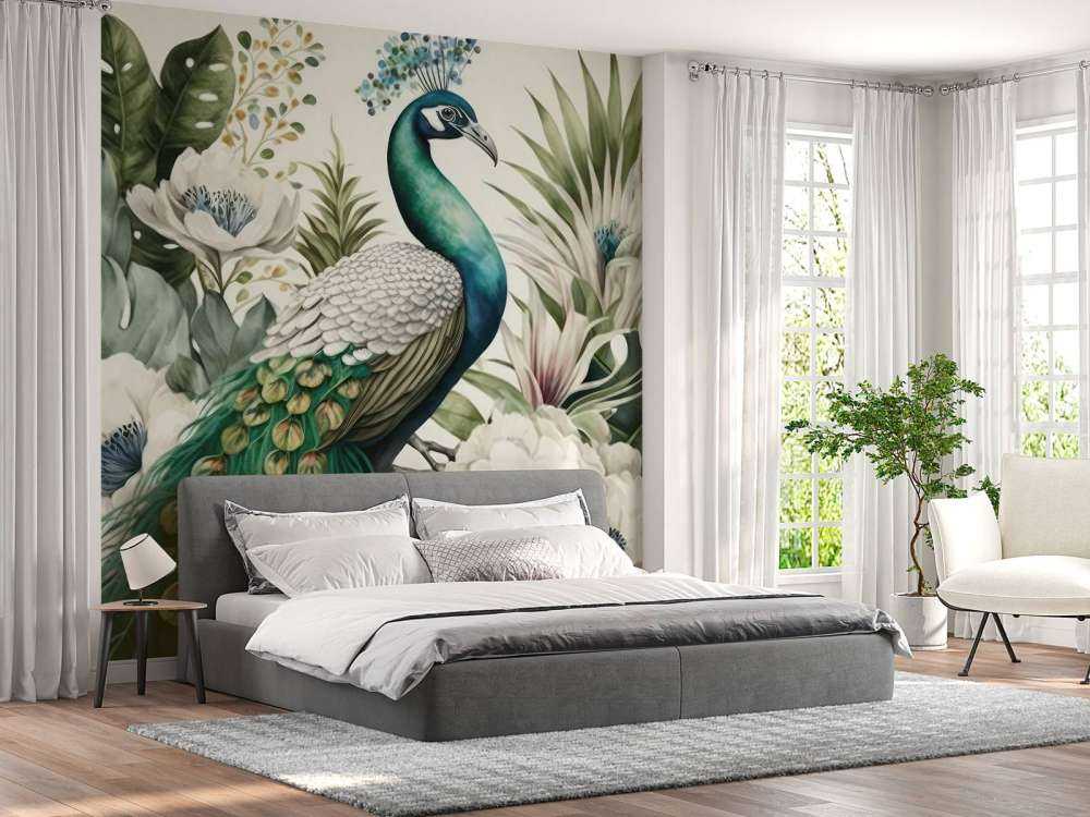 Peacock Flora in Harmony