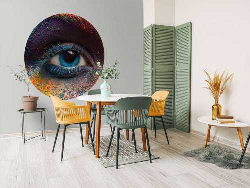 Colourful eye