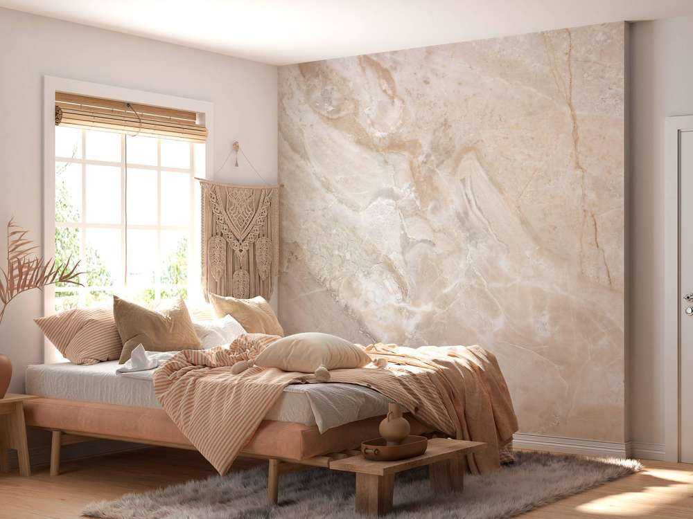 Beige marble stone