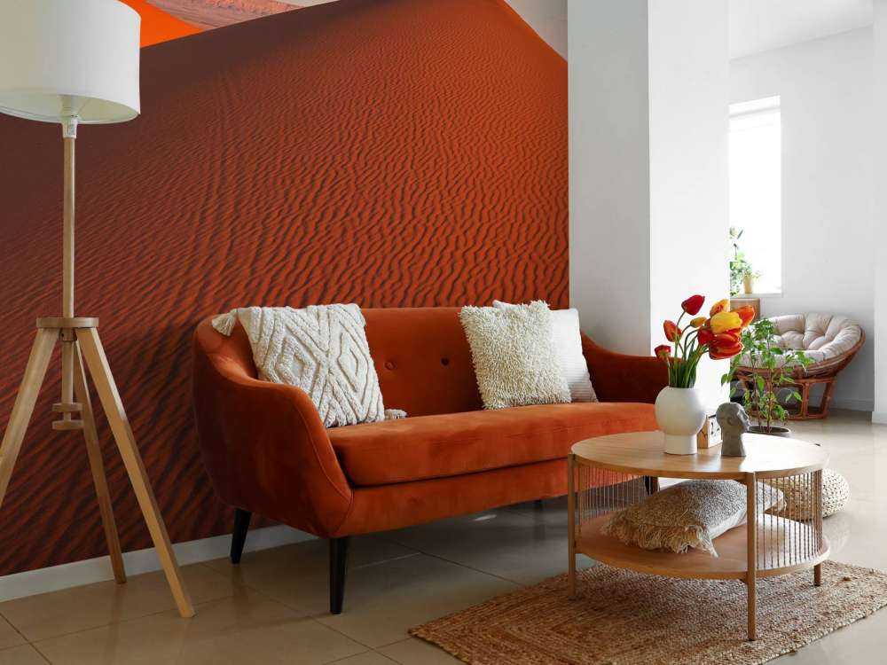 Sand dunes in the Sahara desert