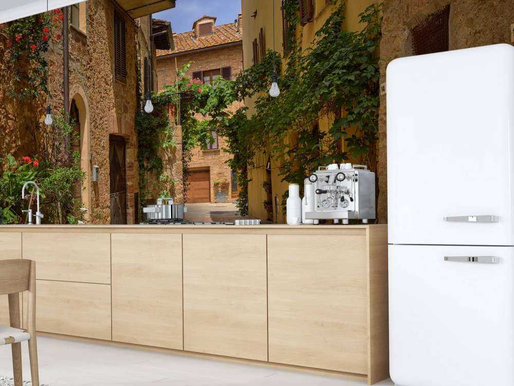 Italian street with plants