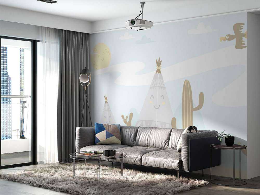 Kinderlijk woestijn design