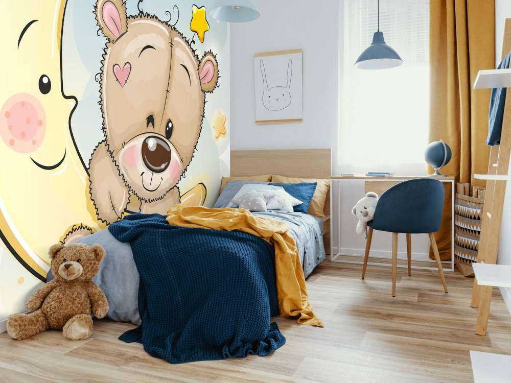 Teddybeer met de maan