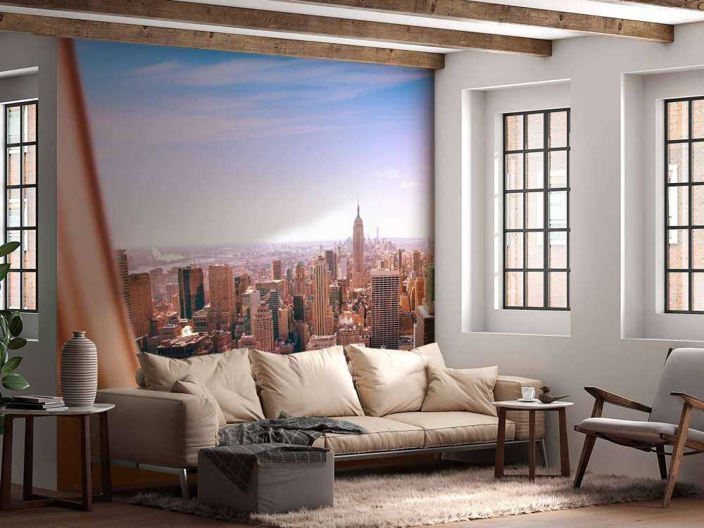 New York vanuit vliegtuig