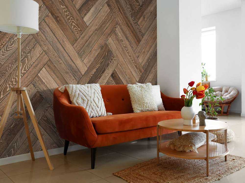 Wooden herringbone