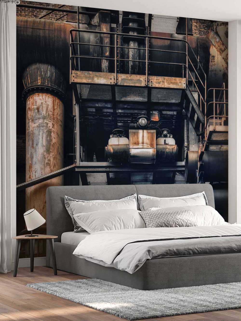 Pipes at old factory