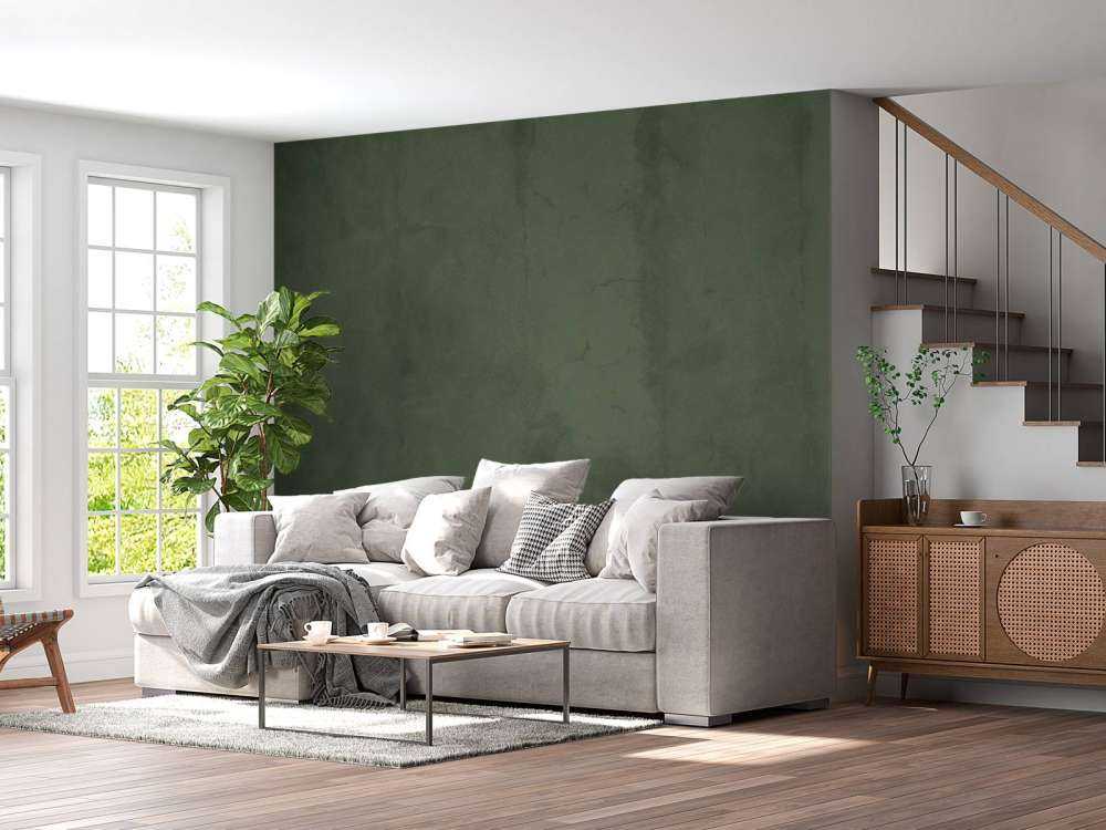Olive green concrete