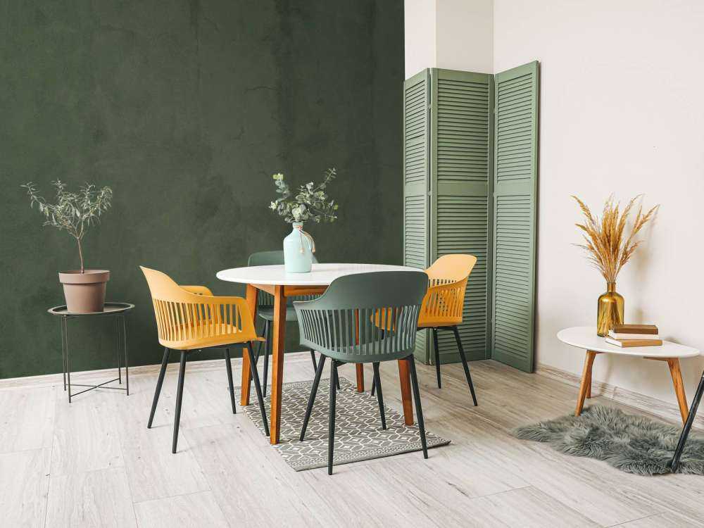 Olive green concrete