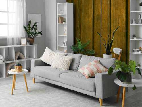Ochre yellow wood