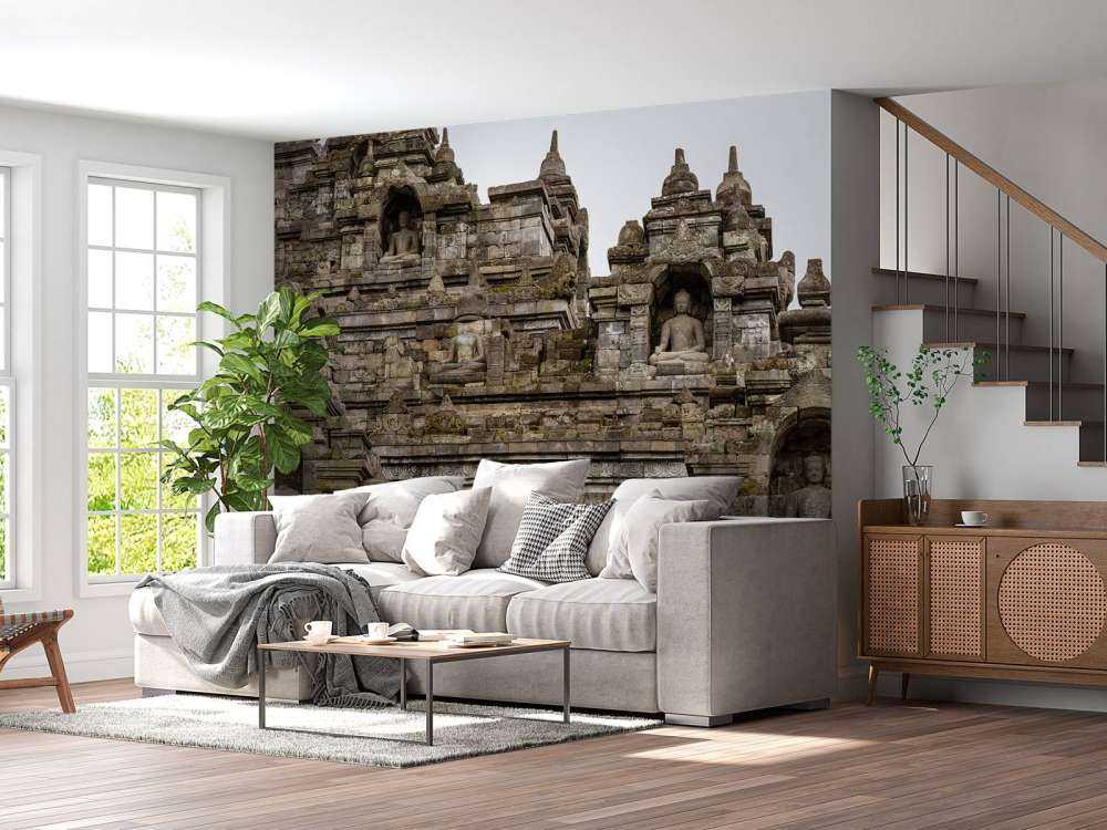 Close-up Borobudur tempel